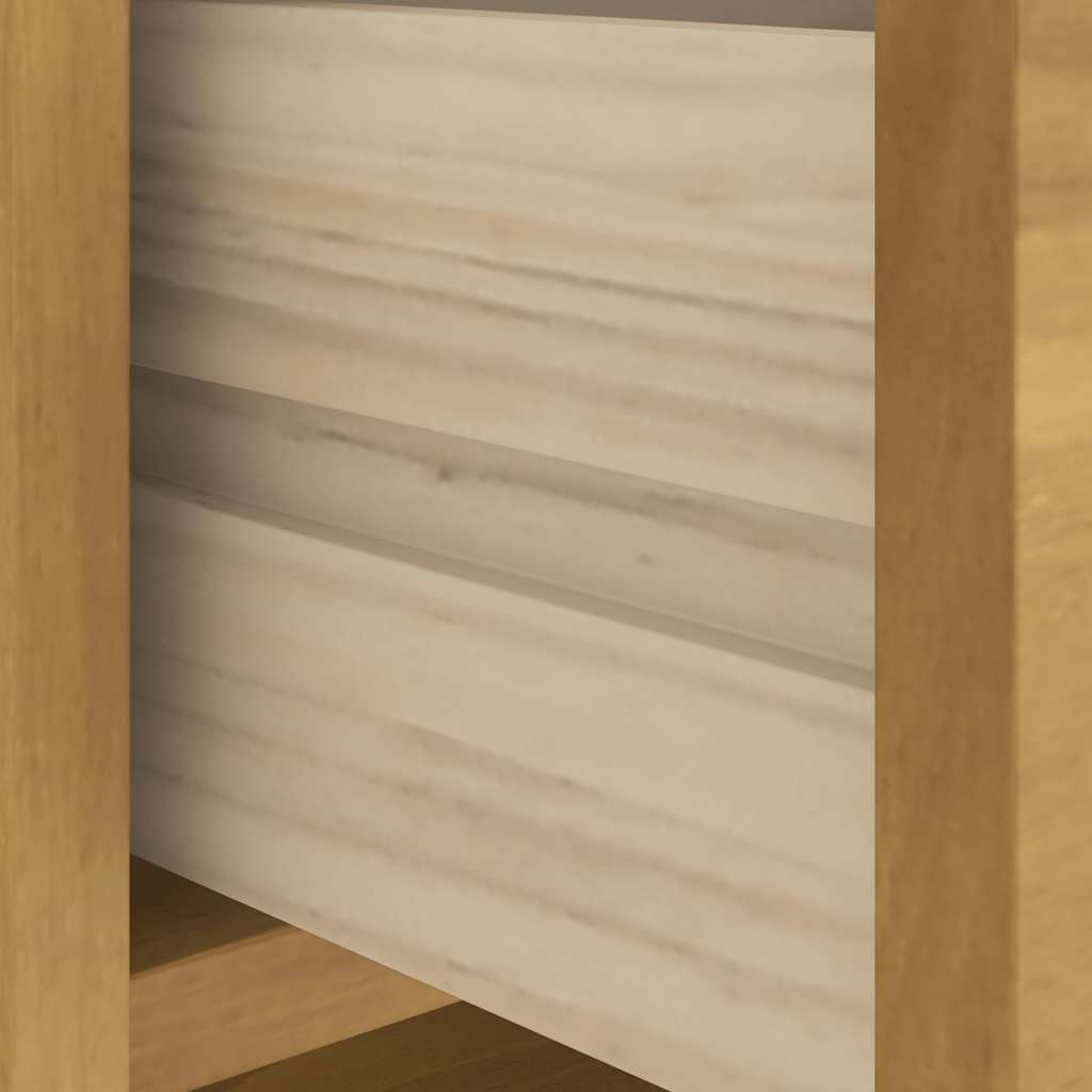 vidaXL Ławka do przedpokoju "SANDNES" 87x40x50 cm lite drewno sosnowe