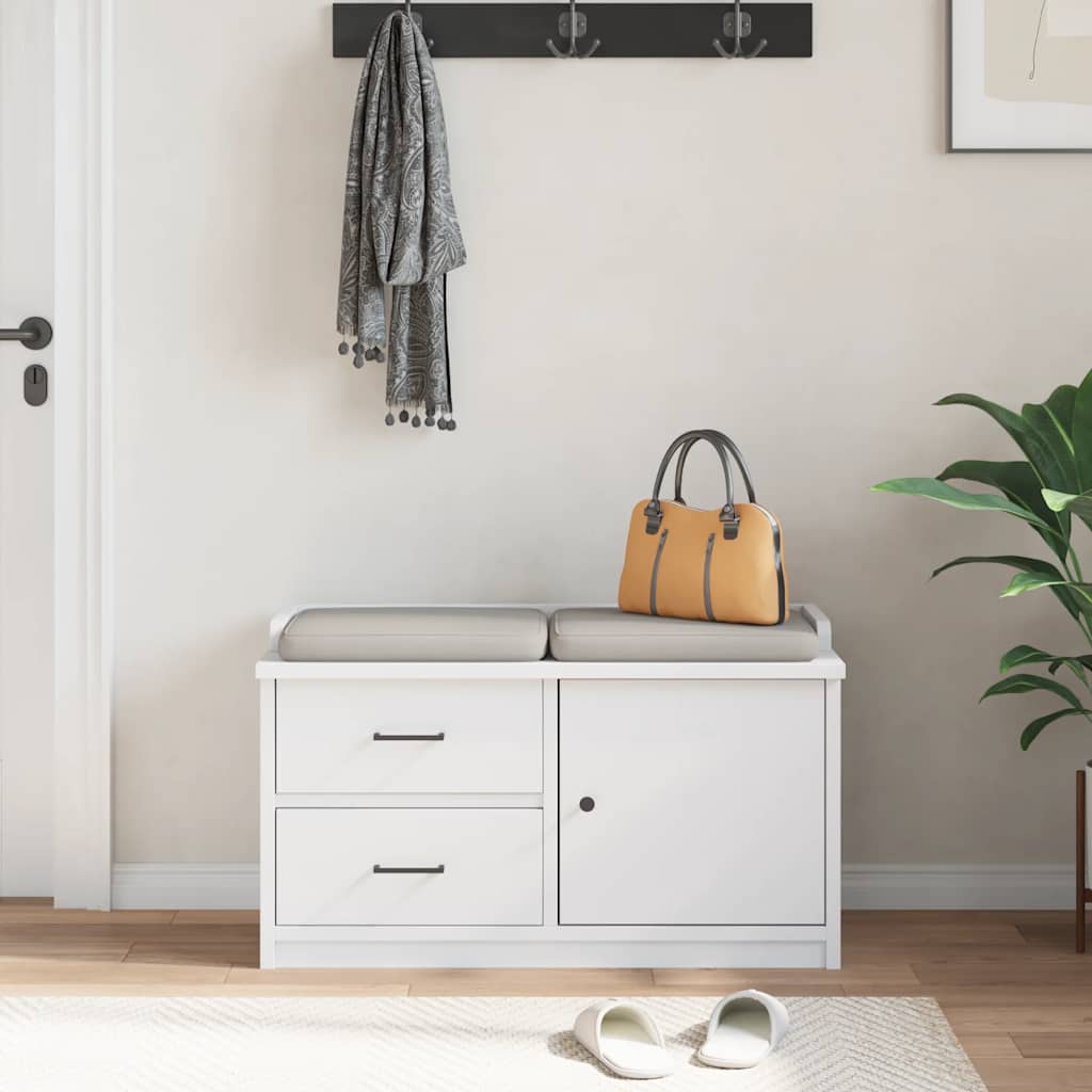 vidaXL Ławka do przedpokoju "SANDNES" 87x40x50 cm Drewno lite Sosna