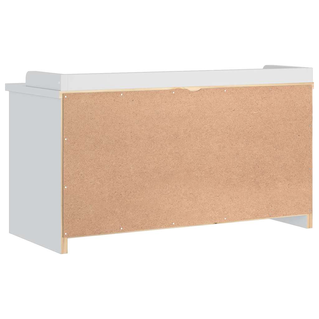 vidaXL Ławka do przedpokoju "SANDNES" 87x40x50 cm Drewno lite Sosna