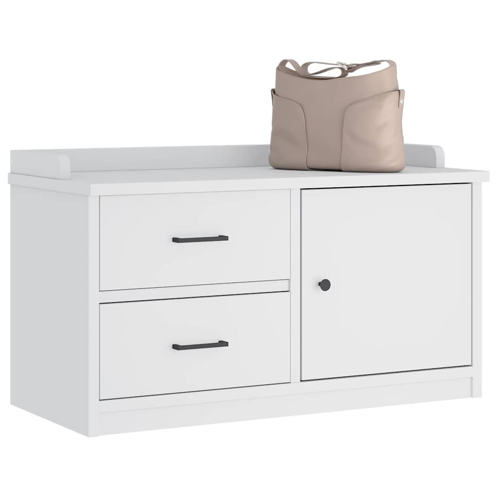 vidaXL Ławka do przedpokoju "SANDNES" 87x40x50 cm Drewno lite Sosna