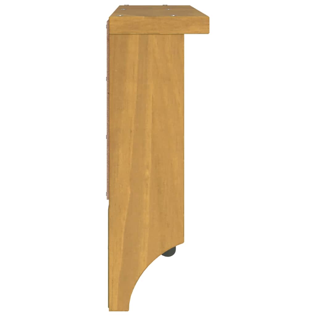 vidaXL Wieszak ścienny na ubrania SANDNES 87x12x35cm Drewno lite Sosna