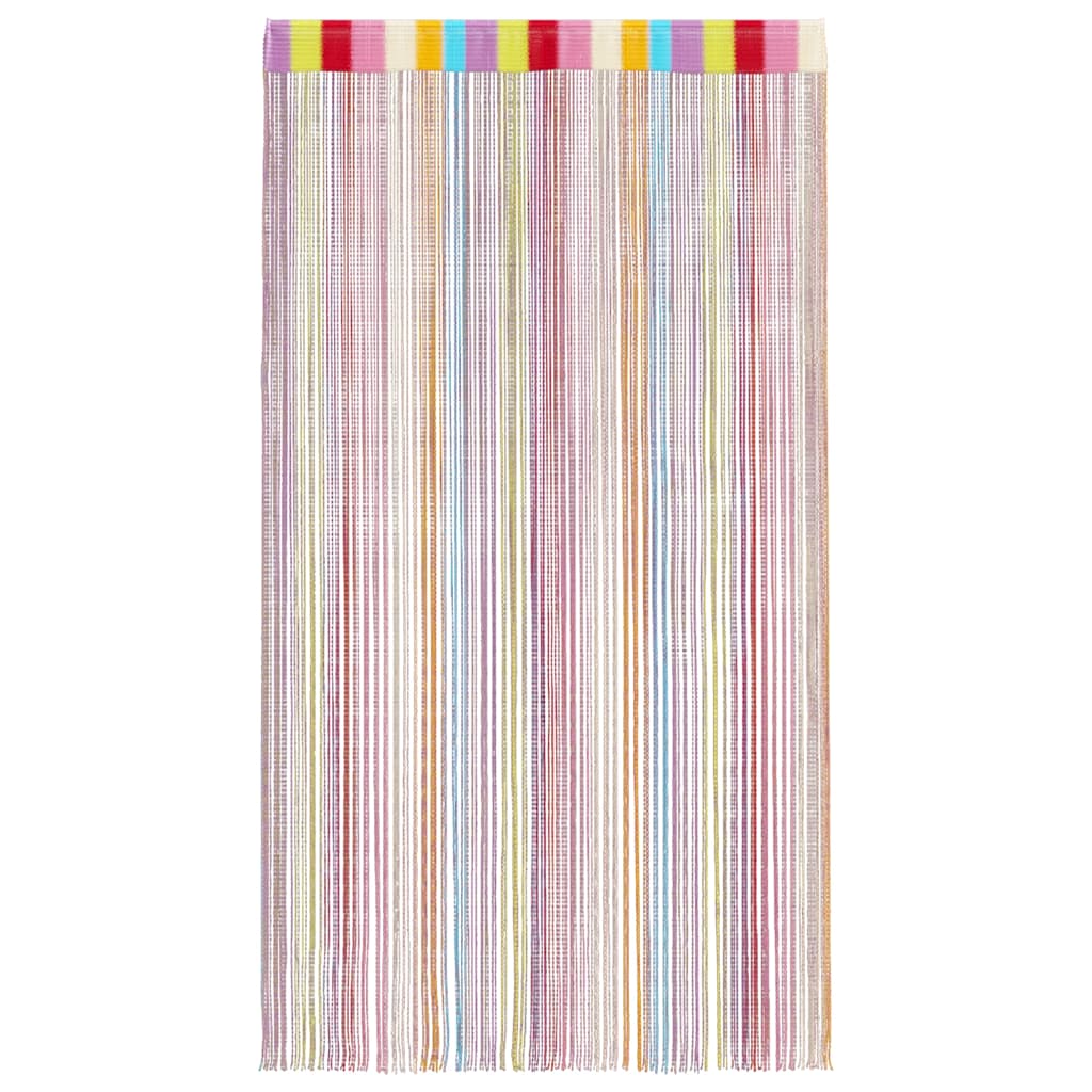 vidaXL Zasłony sznurkowe 2 szt. Wielokolorowe 140x250 cm