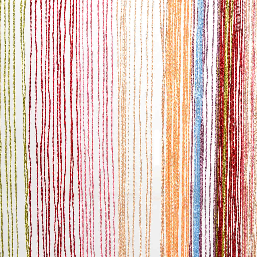vidaXL Zasłony sznurkowe 2 szt. Wielokolorowe 140x250 cm