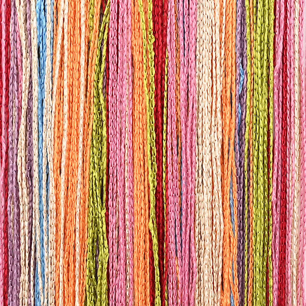 vidaXL Zasłony sznurkowe 2 szt. Wielokolorowe 140x250 cm