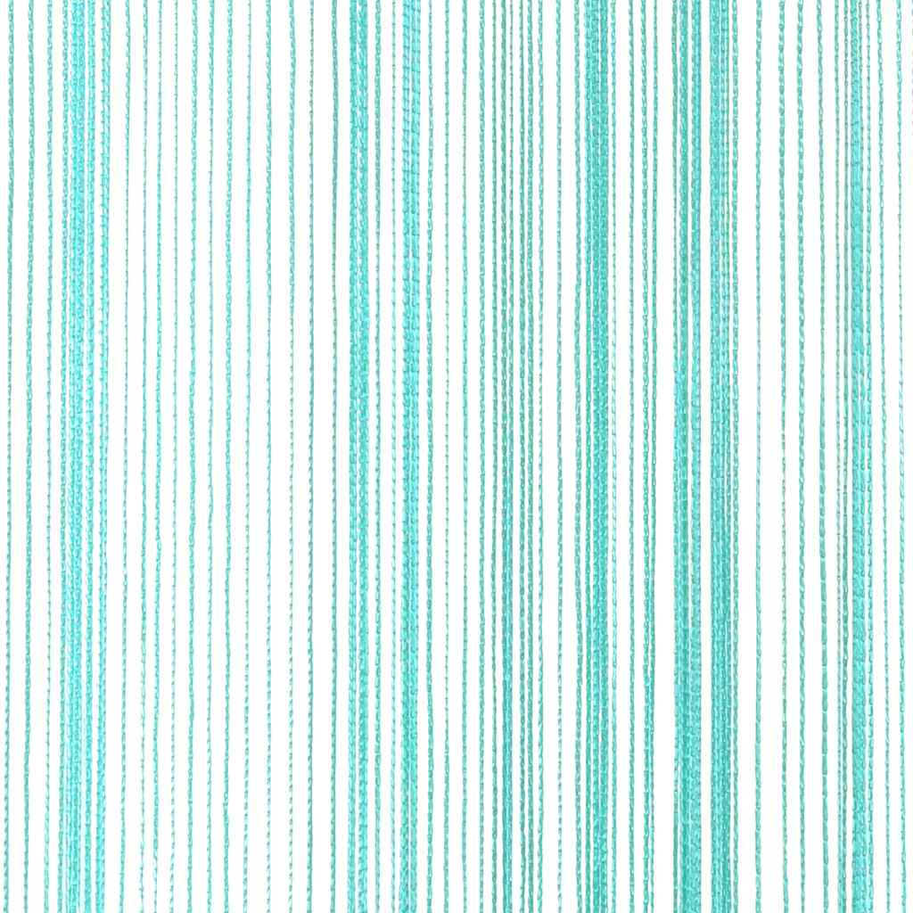 vidaXL Zasłony sznurkowe 2 szt. Turkusowe 100x250 cm