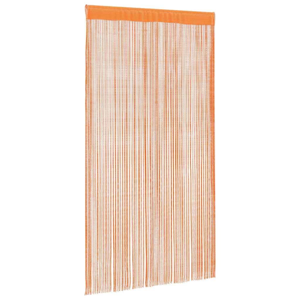 vidaXL Zasłony sznurkowe 2 szt. Pomarańczowe 140x250 cm