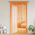 vidaXL Zasłony sznurkowe 2 szt. Pomarańczowe 140x250 cm