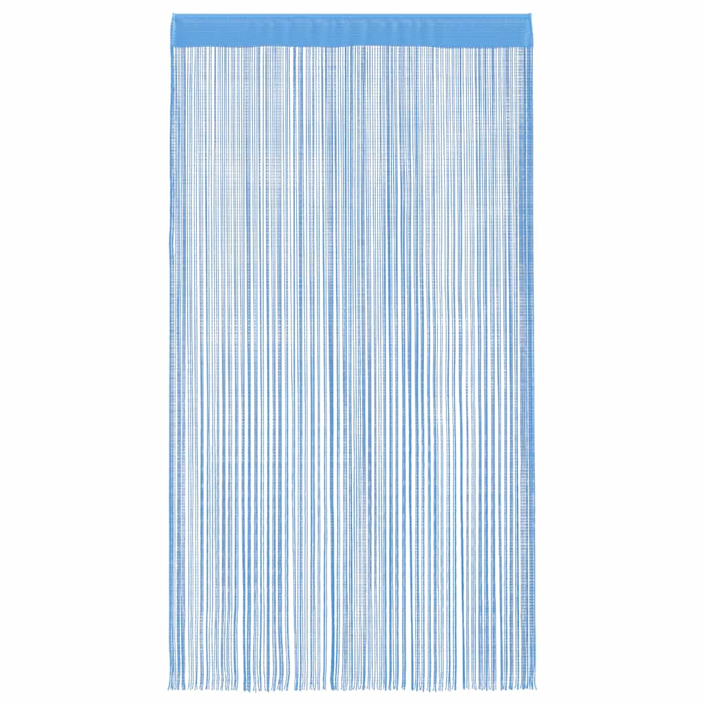 vidaXL Zasłony sznurkowe 2 szt. Jasnoniebieskie 140x250 cm