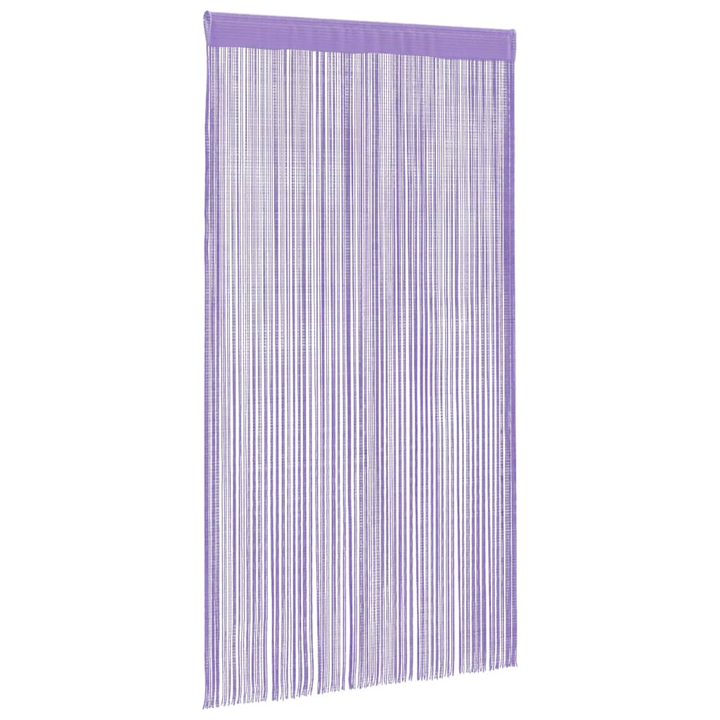 vidaXL Zasłony sznurkowe 2 szt. Fioletowe 100x250 cm