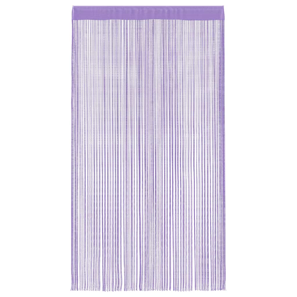 vidaXL Zasłony sznurkowe 2 szt. Fioletowe 140x250 cm