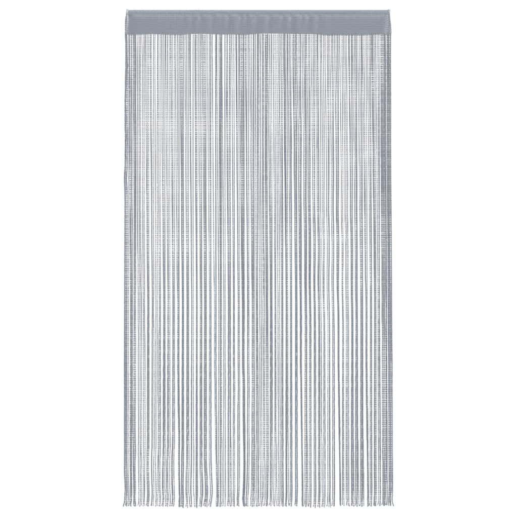 vidaXL Zasłony sznurkowe 2 szt. Jasnoszary 140x250 cm