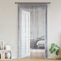 vidaXL Zasłony sznurkowe 2 szt. Jasnoszary 140x250 cm