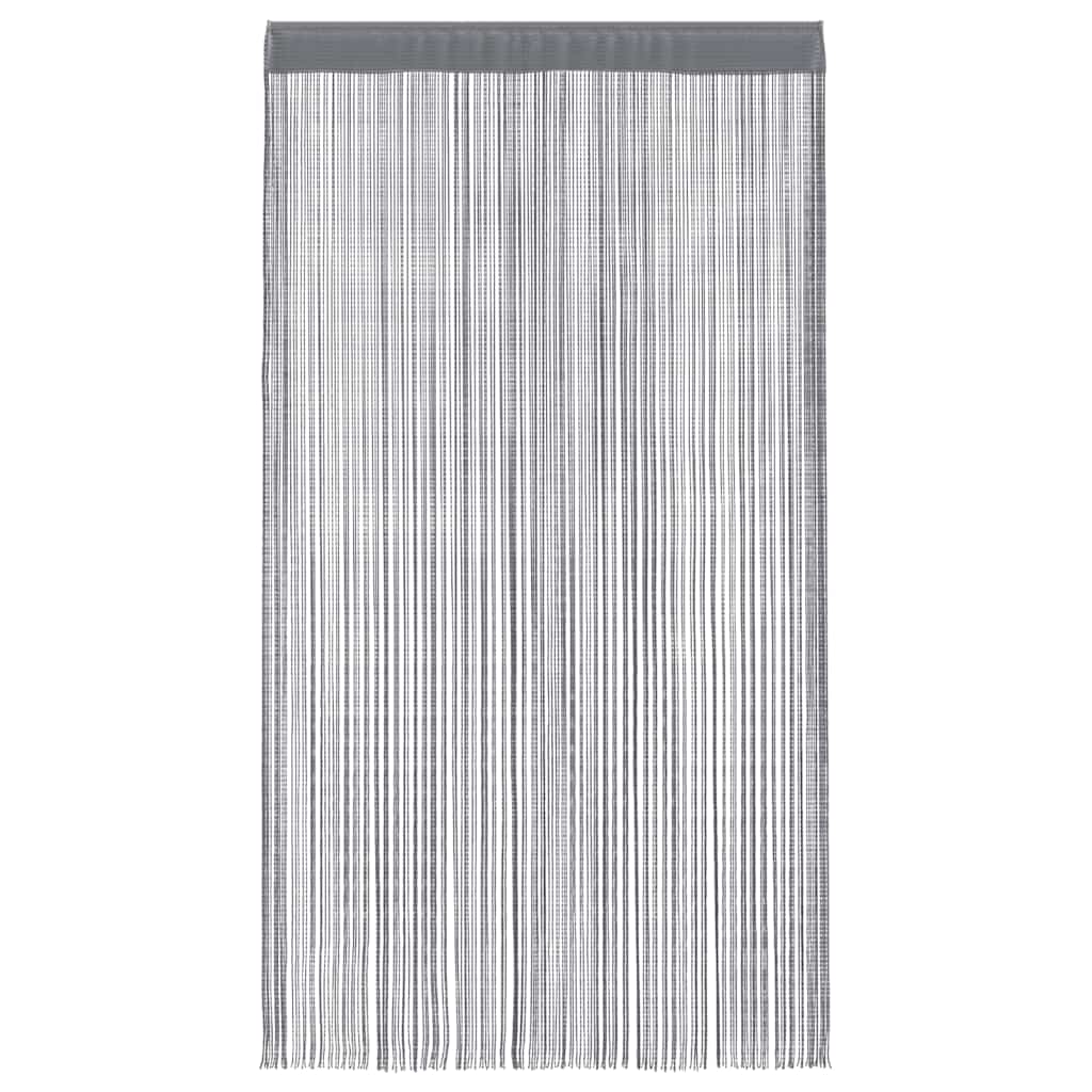 vidaXL Zasłony sznurkowe 2 szt. Antracyt 140x250 cm