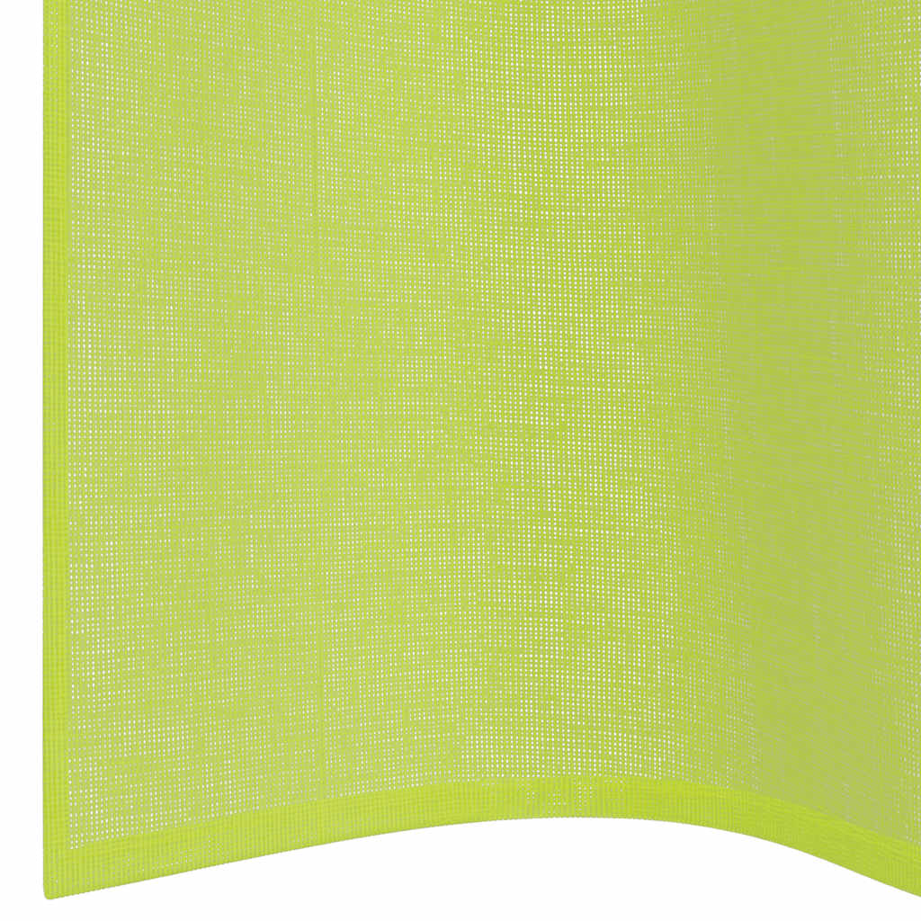 vidaXL Zasłony woalowe z przelotkami 2 szt. Jabłkowo-zielone 140x225cm