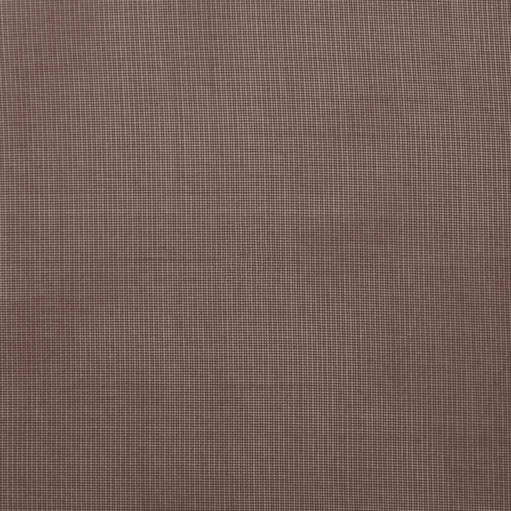 vidaXL Zasłony woalowe z przelotkami 2 szt. Brązowe 140x260 cm