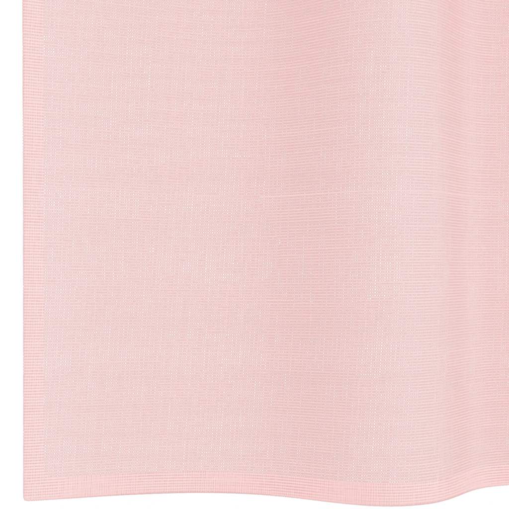 vidaXL Zasłony woalowe z przelotkami 2 szt. Jasnoróżowe 140x175 cm
