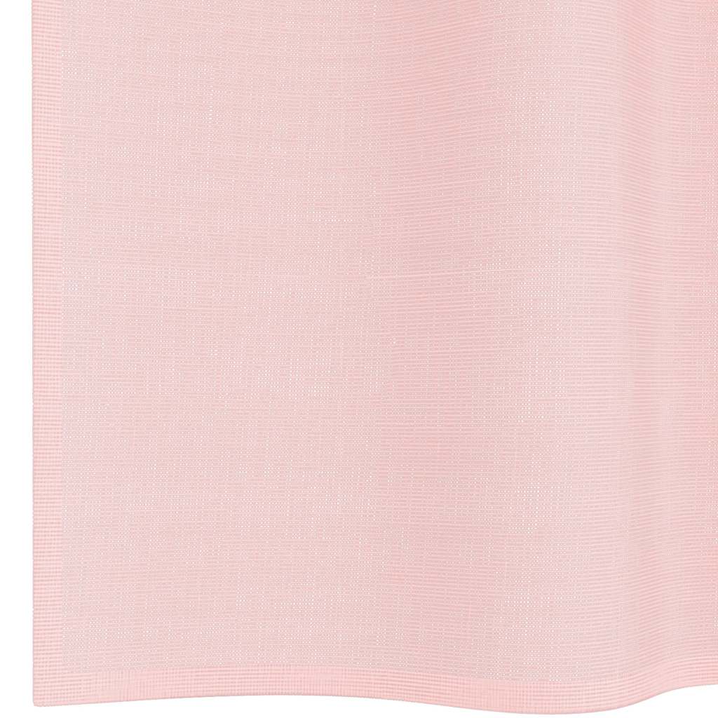 vidaXL Zasłony woalowe z przelotkami 2 szt. Jasnoróżowe 140x225 cm