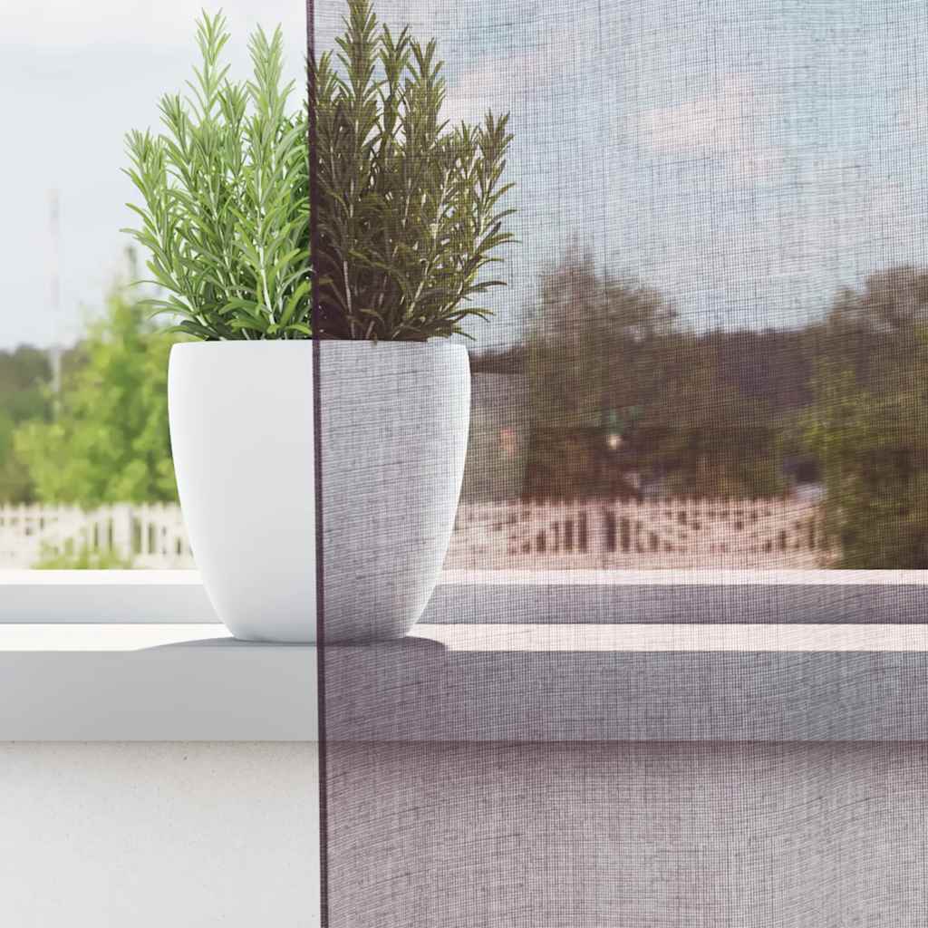 vidaXL Zasłony woalowe z przelotkami 2 szt. Fioletowe 140x245 cm