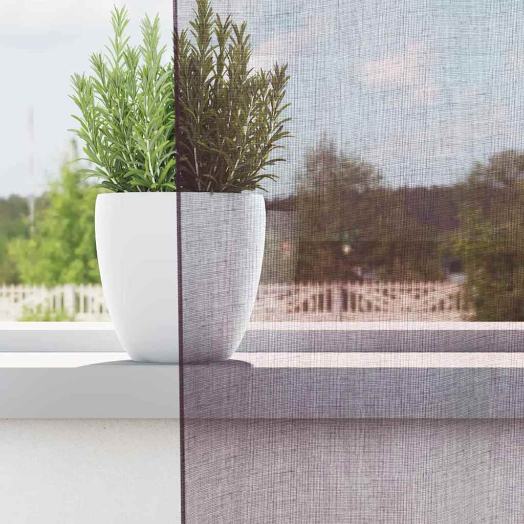 vidaXL Zasłony woalowe z przelotkami 2 szt. Fioletowe 140x300 cm