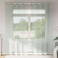 vidaXL Zasłony woalowe z przelotkami 2 szt. Jasnoszary 140x225 cm