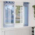 vidaXL Zasłony woalowe z przelotkami 2 szt. Royal Blue