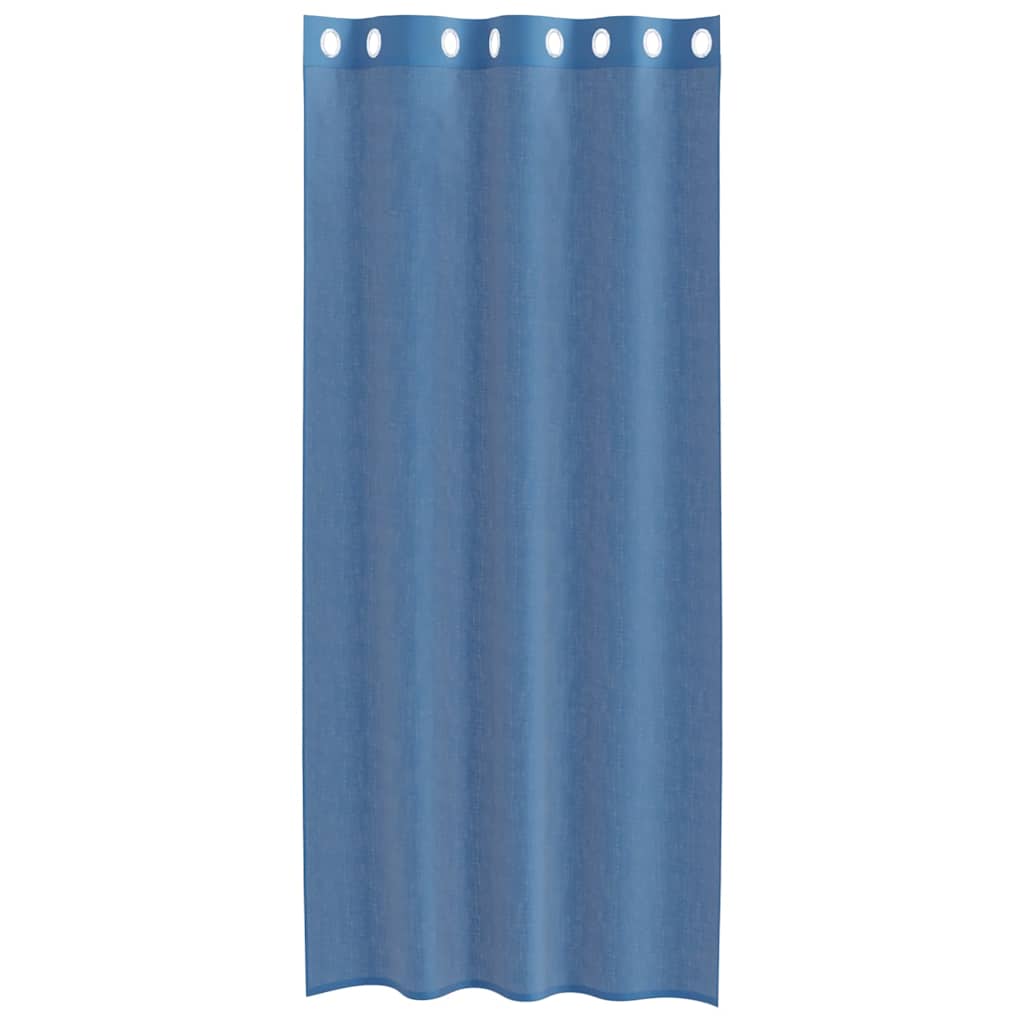 vidaXL Zasłony woalowe z przelotkami 2 szt. Royal Blue
