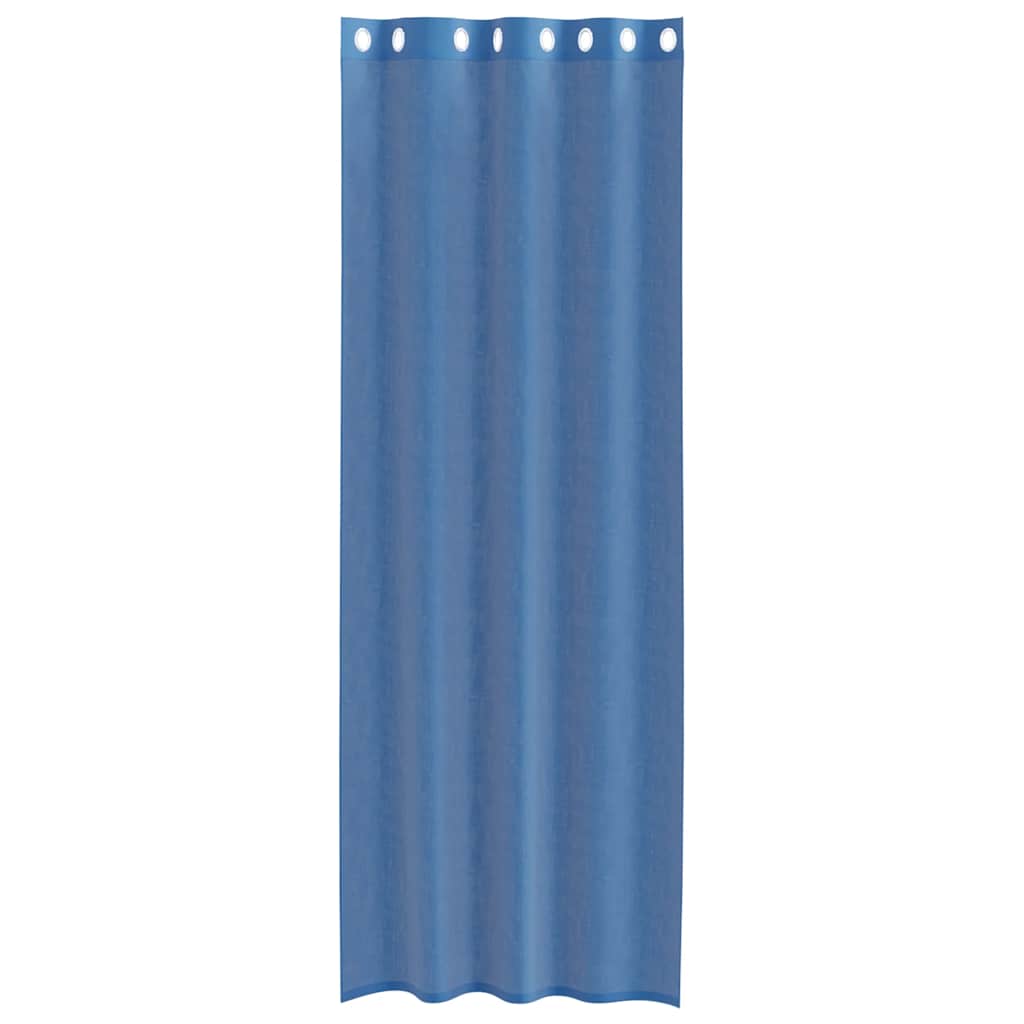 vidaXL Zasłony woalowe z przelotkami 2 szt. Royal Blue