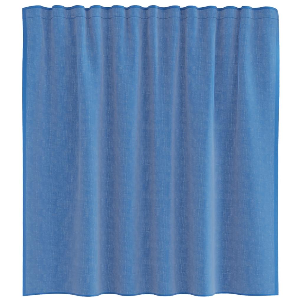 vidaXL Zasłony woalowe z kieszeniami na drążek 2 szt. Royal Blue
