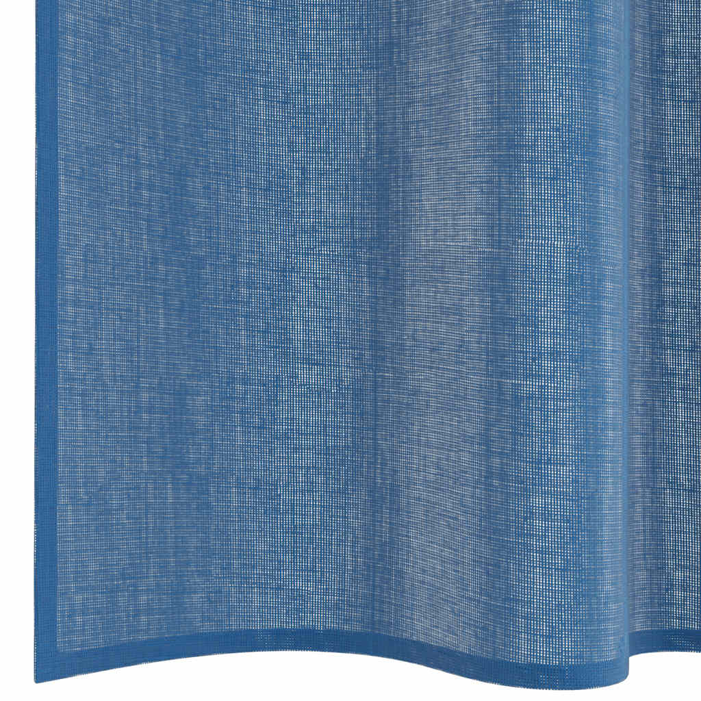 vidaXL Zasłony woalowe z kieszeniami na drążek 2 szt. Royal Blue