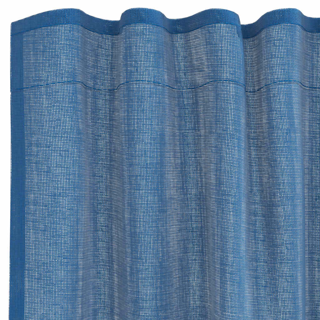 vidaXL Zasłony woalowe z kieszeniami na drążek 2 szt. Royal Blue