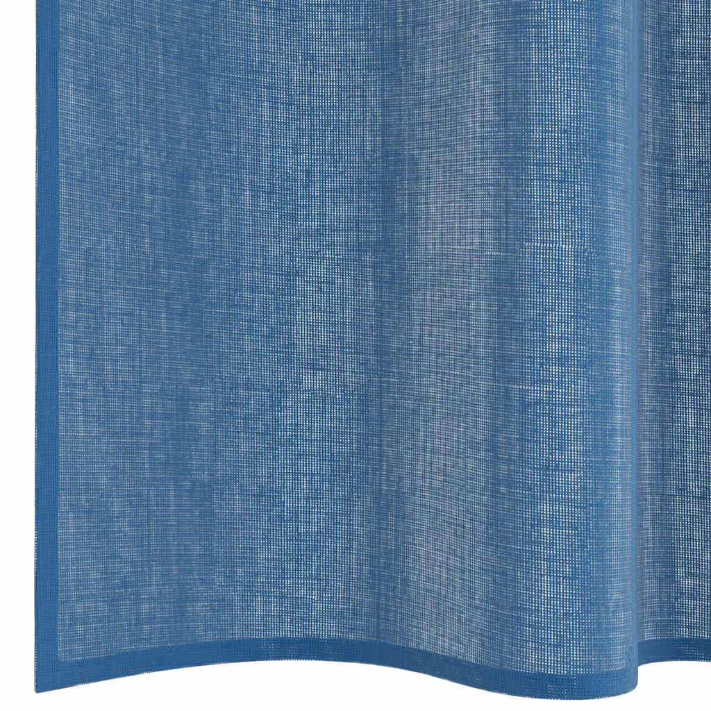 vidaXL Zasłony woalowe z kieszeniami na drążek 2 szt. Royal Blue