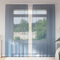 vidaXL Zasłony woalowe z kieszeniami na drążek 2 szt. Royal Blue