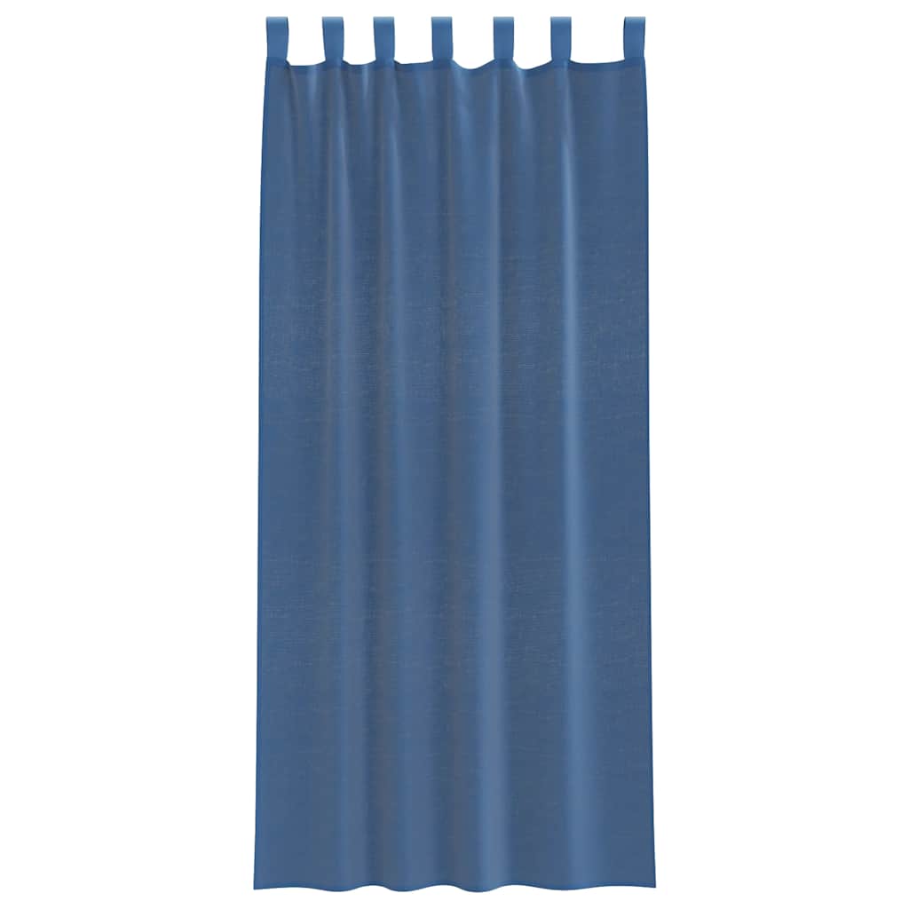 vidaXL Zasłony woalowe z kieszeniami na drążek 2 szt. Royal Blue
