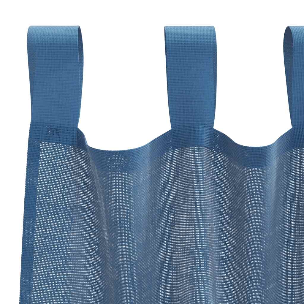 vidaXL Zasłony woalowe z kieszeniami na drążek 2 szt. Royal Blue
