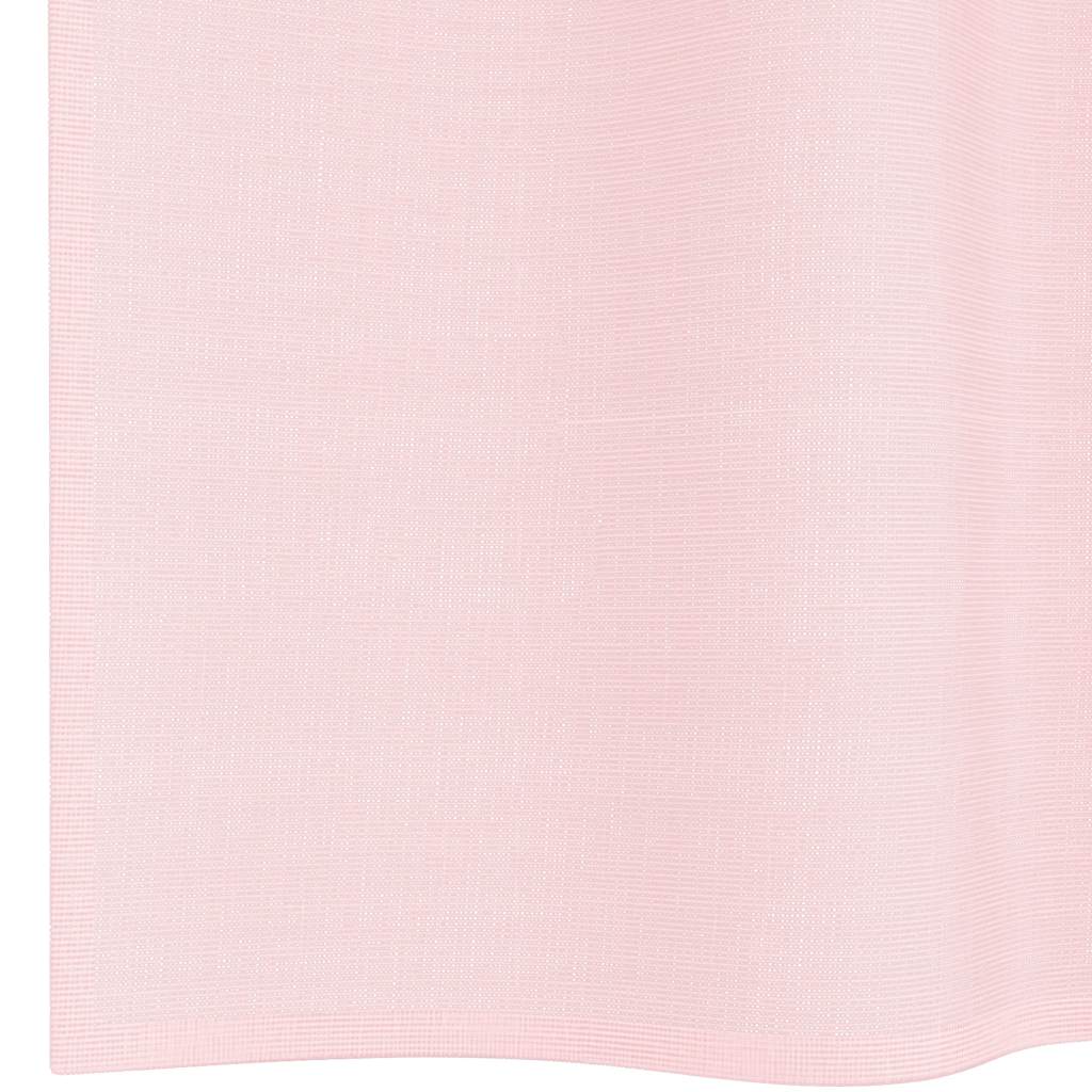 vidaXL Zasłony woalowe z pętelkami 2 szt. Jasnoróżowe 140x245 cm