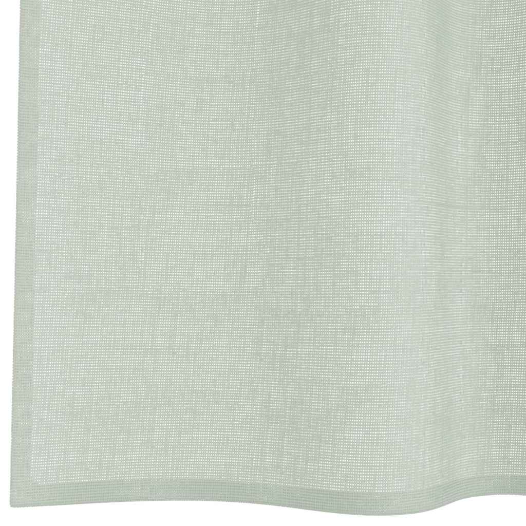 vidaXL Zasłony woalowe z pętelkami 2 szt. Jasnoszary 140x140 cm
