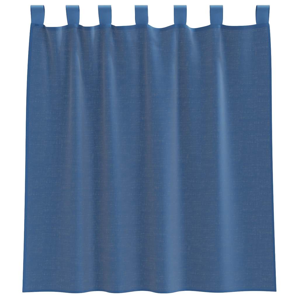 vidaXL Zasłony woalowe z pętelkami 2 szt. Jasnoszary 140x260 cm