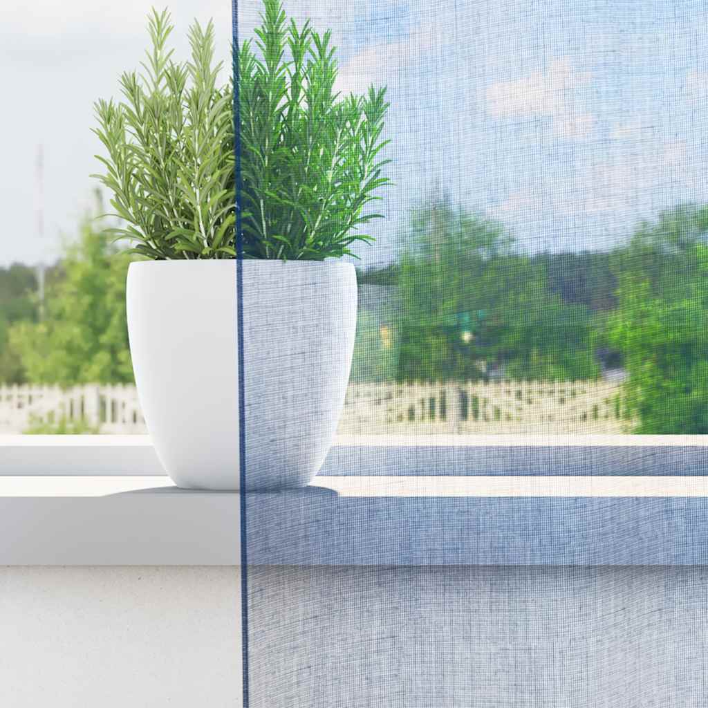 vidaXL Zasłony woalowe z pętelkami 2 szt. Royal Blue 140x245 cm