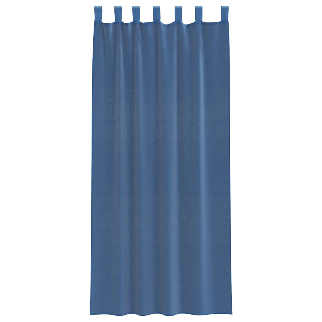 vidaXL Zasłony woalowe z pętelkami 2 szt. Royal Blue 140x245 cm