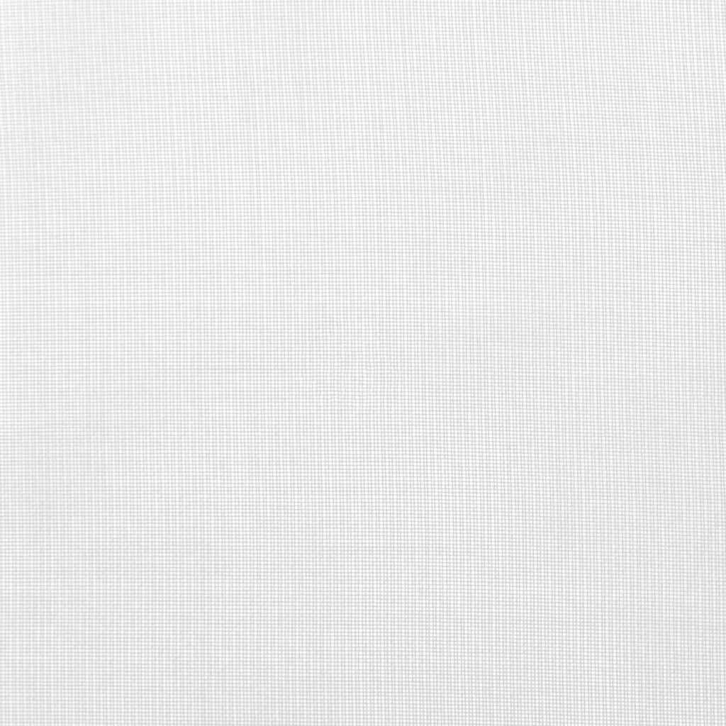 vidaXL Zasłony woalowe z pętelkami 2 szt. Białe 140x175 cm