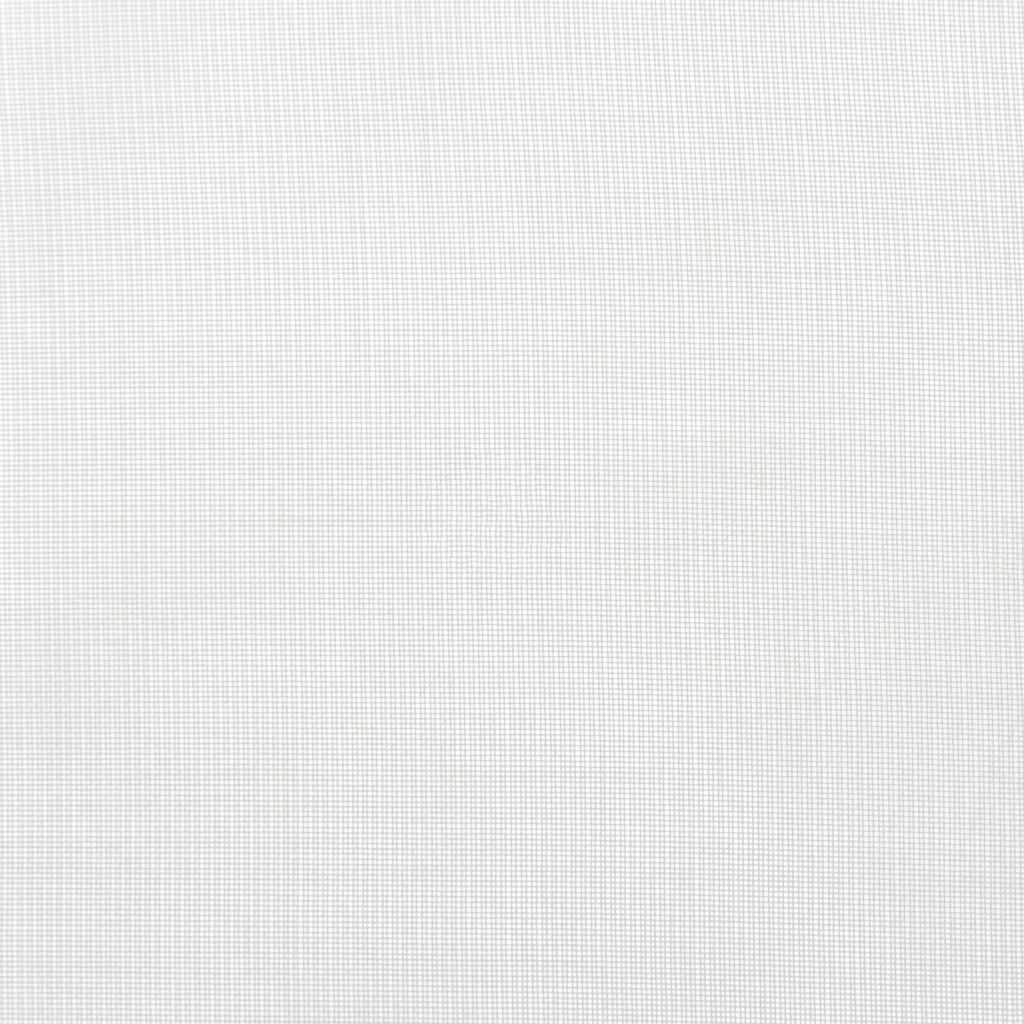 vidaXL Zasłony woalowe z pętelkami 2 szt. Białe 140x260 cm