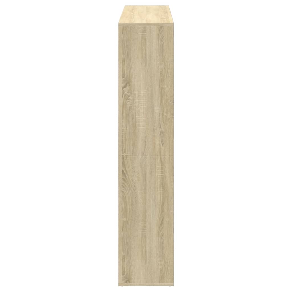 vidaXL Regał, dąb sonoma, 137,5x29x137,5 cm, materiał drewnopochodny