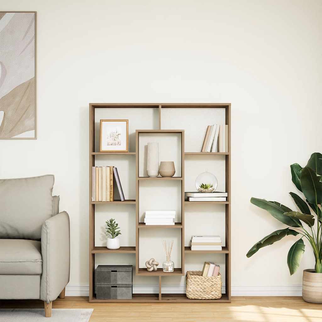 vidaXL Regał, dąb artisian, 102x29x143 cm, materiał drewnopochodny