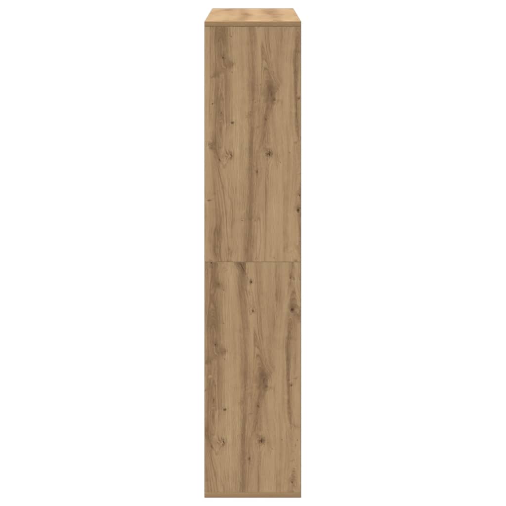 vidaXL Regał, dąb artisian, 102x29x143 cm, materiał drewnopochodny
