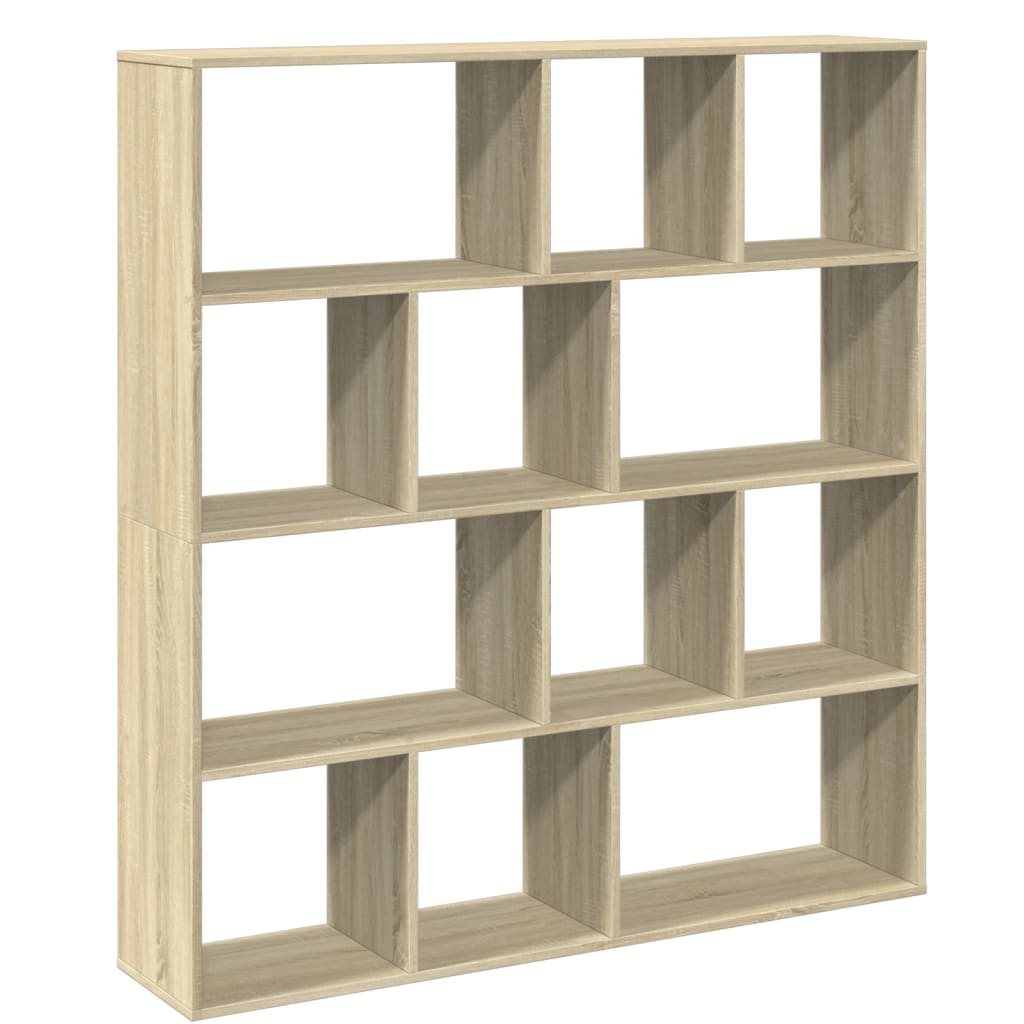 vidaXL Szafka, dąb sonoma, 132x29x141,5 cm, materiał drewnopochodny