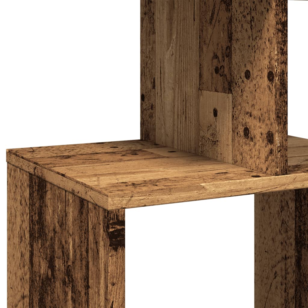 vidaXL Regał, stare drewno, 92x29x188 cm, materiał drewnopochodny