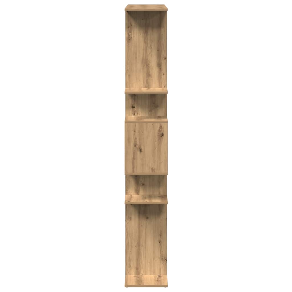 vidaXL Regał, dąb artisian, 92x29x188 cm, materiał drewnopochodny