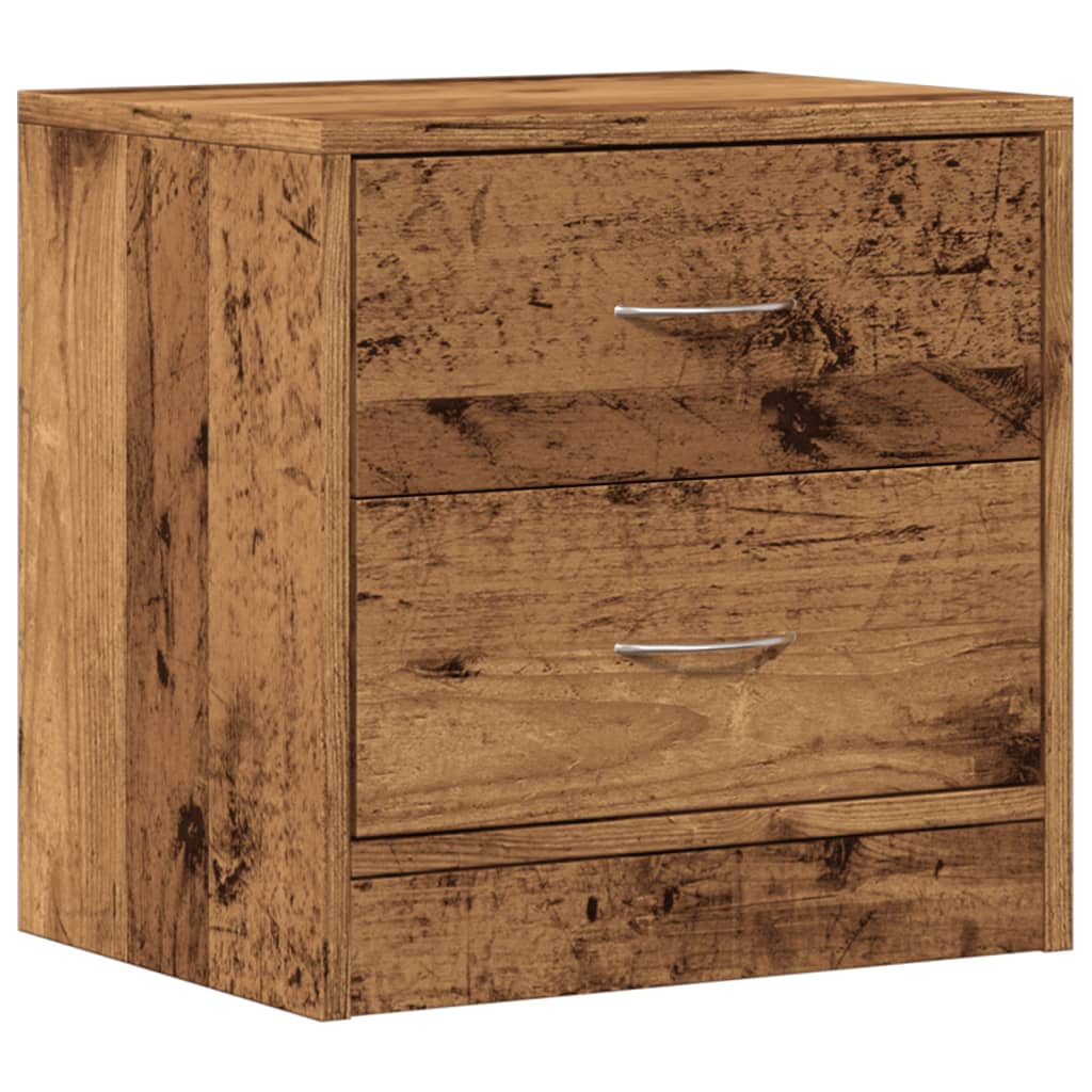vidaXL Szafka nocna, stare drewno, 40x30x40cm, materiał drewnopochodny