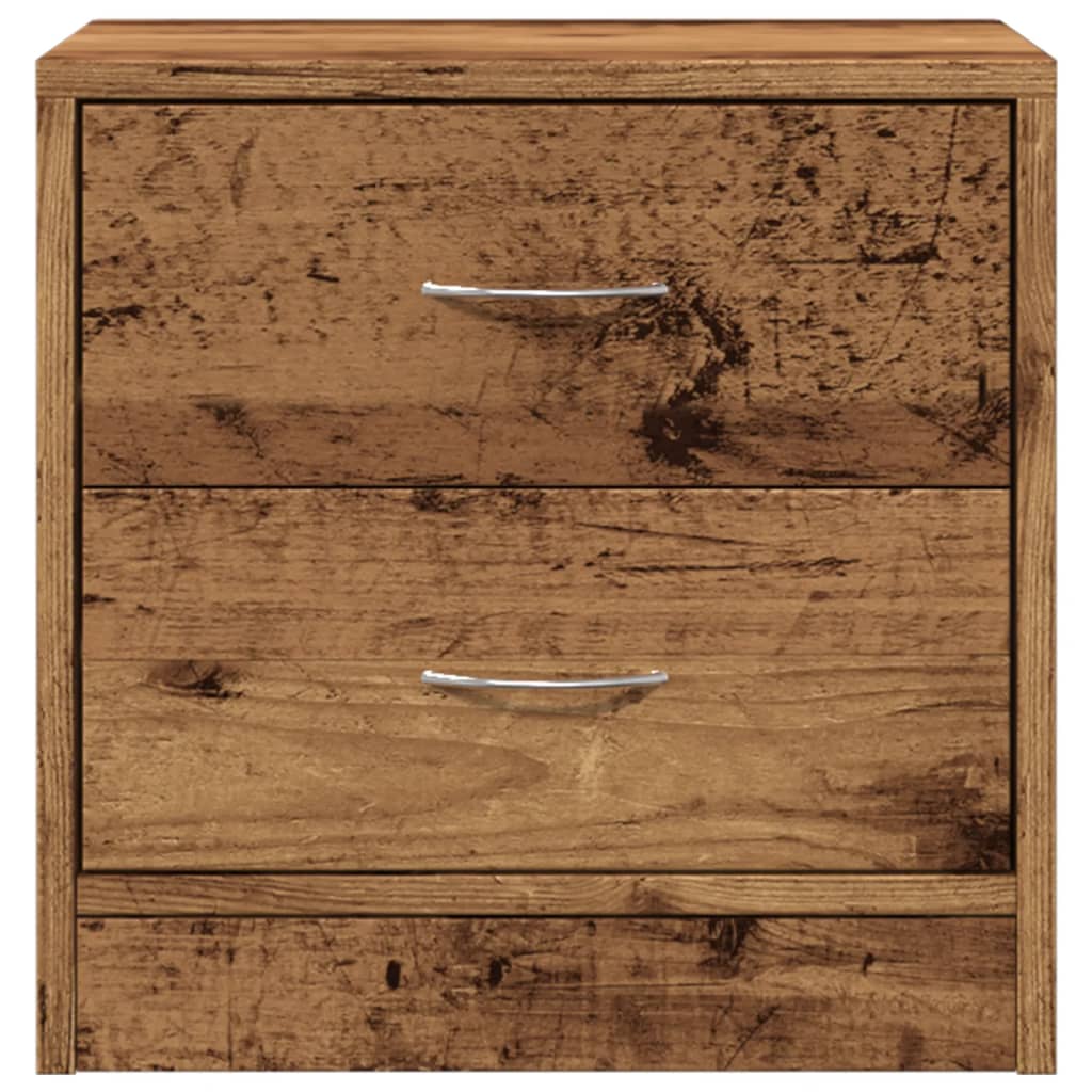 vidaXL Szafka nocna, stare drewno, 40x30x40cm, materiał drewnopochodny