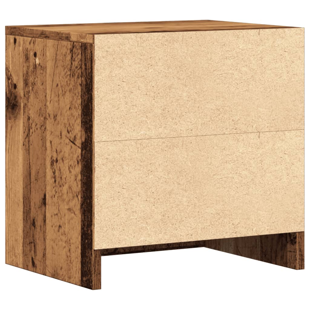 vidaXL Szafka nocna, stare drewno, 40x30x40cm, materiał drewnopochodny